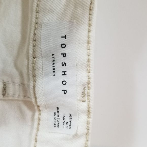 Topshop Fray Raw Cutoff Capri jeans - Picture 7 of 9